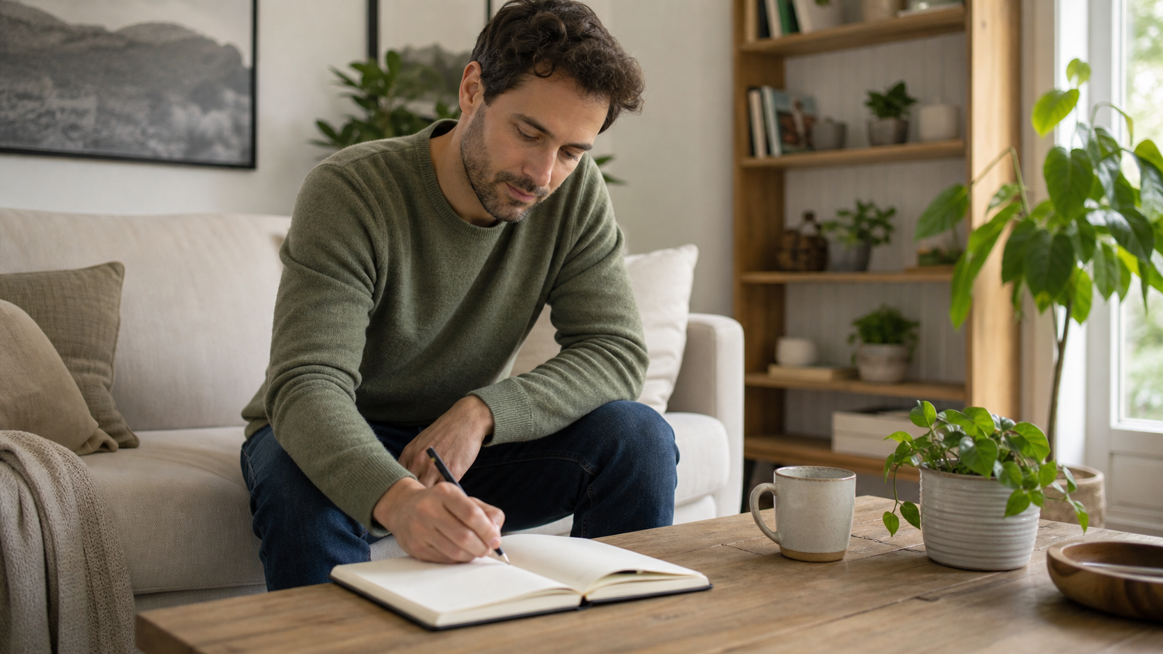 adult man testing one practical option in a calm everyday setting.